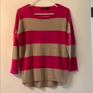 Stripped light weight sweater